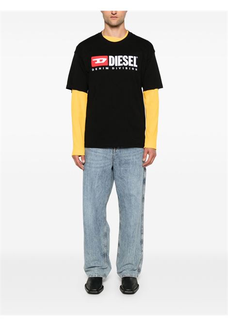 t boxt div t-shirt unisex black DIESEL | A14943 0GRAI9XX